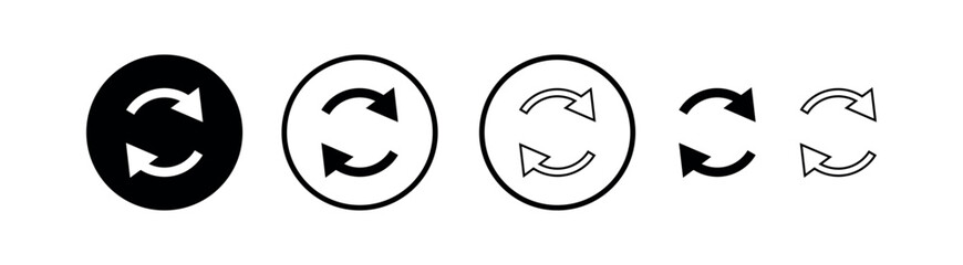 Sync Icon- Update, Refresh, Data Transfer, Synchronization - Vector Resources