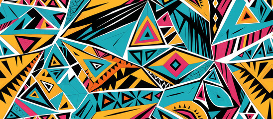 Pattern. Colorful Abstract Geometric Pattern Design