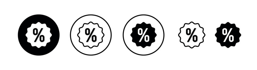 Discount Icons- Percentage, Sale, Promotion, Deal - Design Resources