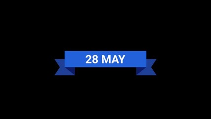 28 May Ribbon Animation
