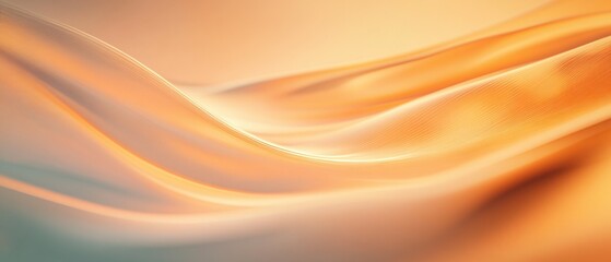 Fototapeta premium Abstract Orange Waves Smooth Texture Background