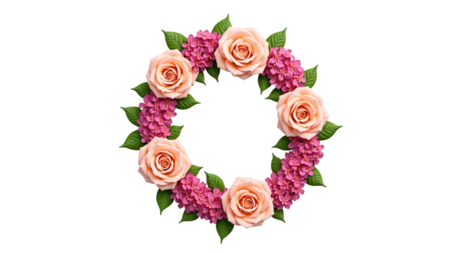 circle of roses (png)