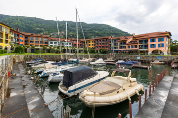 Il Porticciolo di Cannero sul Lago Maggiore in Piemonte