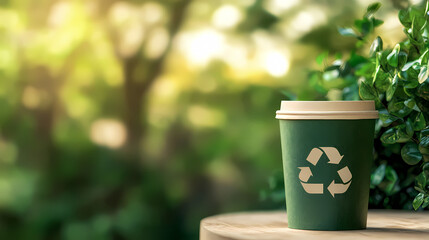 Eco-friendly biodegradable paper cup