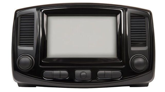 car dashboard interface with transparent background