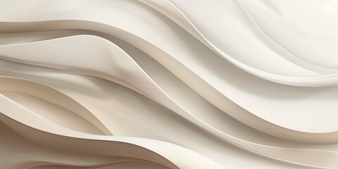 Obraz premium Soft abstract waves in neutral tones