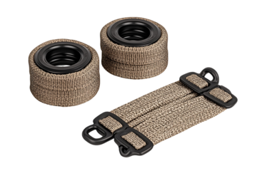 Create Custom Wrist Wraps with Fabric and Rings, Achieving a Transparent Background