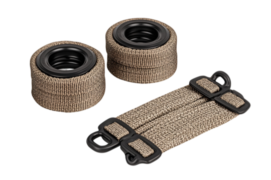 Create Custom Wrist Wraps with Fabric and Rings, Achieving a Transparent Background