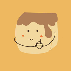 Obraz premium Tofu icon