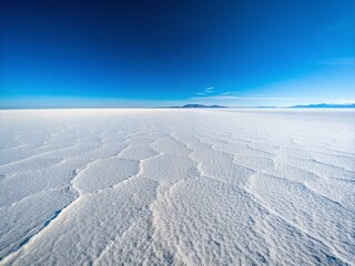 Obraz premium Salt Flat Horizon with Copyspace
