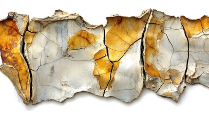 Obraz premium Cracked and Weathered Texture, Abstract Background