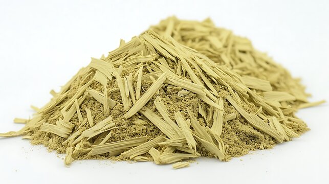 Heap of Dried Eleuthero Root (Siberian Ginseng)