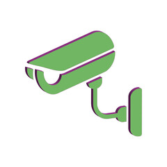 CCTV icon design template