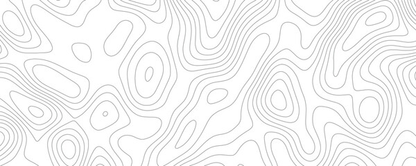 Fototapeta premium Simplified and Elegant Topography Contour Drawing with Smooth Curves and Balanced Composition