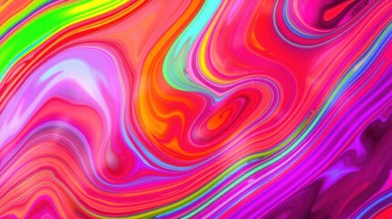 Obraz premium Vibrant Abstract Colorful Swirl Background for Creative Design