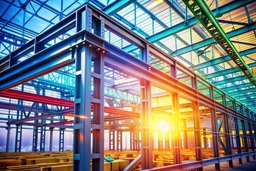 Steel Frame Industrial Building Technical Drawing