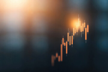 Stock Market Growth Chart Background