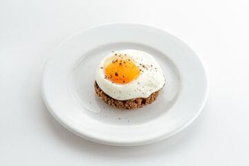 restaurant food on a white background. 