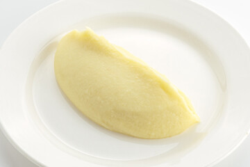 restaurant food on a white background. 