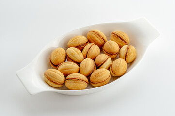 restaurant food on a white background. 