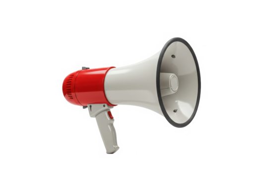 Megaphone isolated on White background