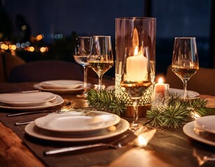 candlelit dinner with a twist