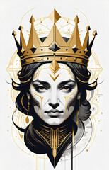 woman with crown 