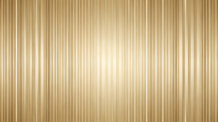 Fototapeta premium Golden Vertical Stripes Background: Elegant and sophisticated, this abstract background features a series of vertical golden stripes, radiating a subtle glow and creating a luxurious feel.