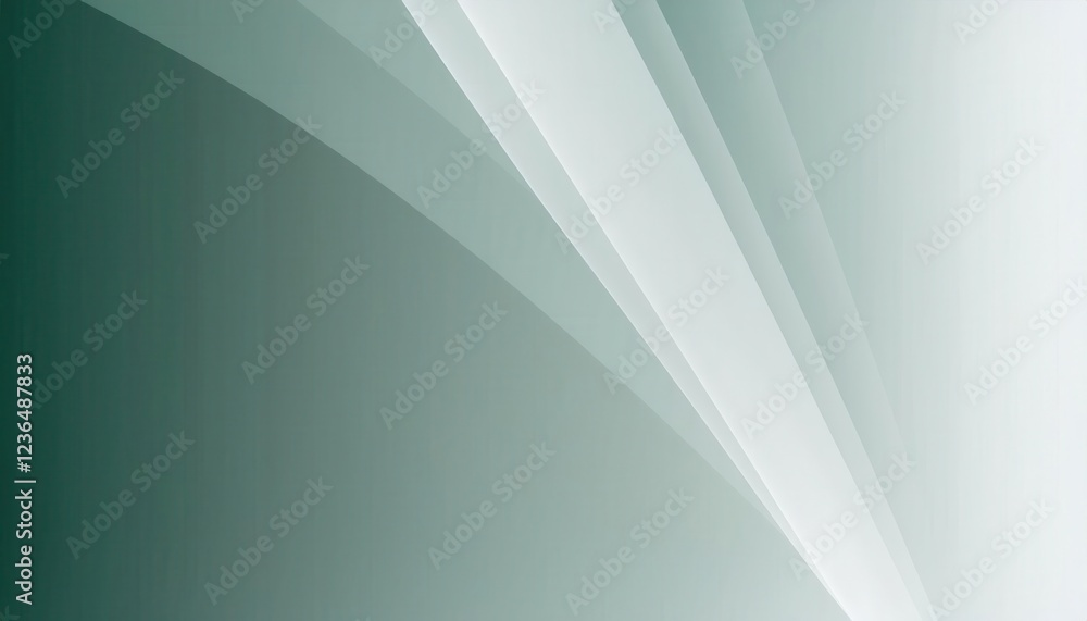 Poster soft green diagonal abstract background with subtle brushed texture, geometric intersecting shapes, light gradient design for minimalistic design, digital artwork