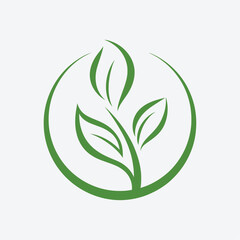 green leaves icon