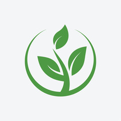 green leaves logo