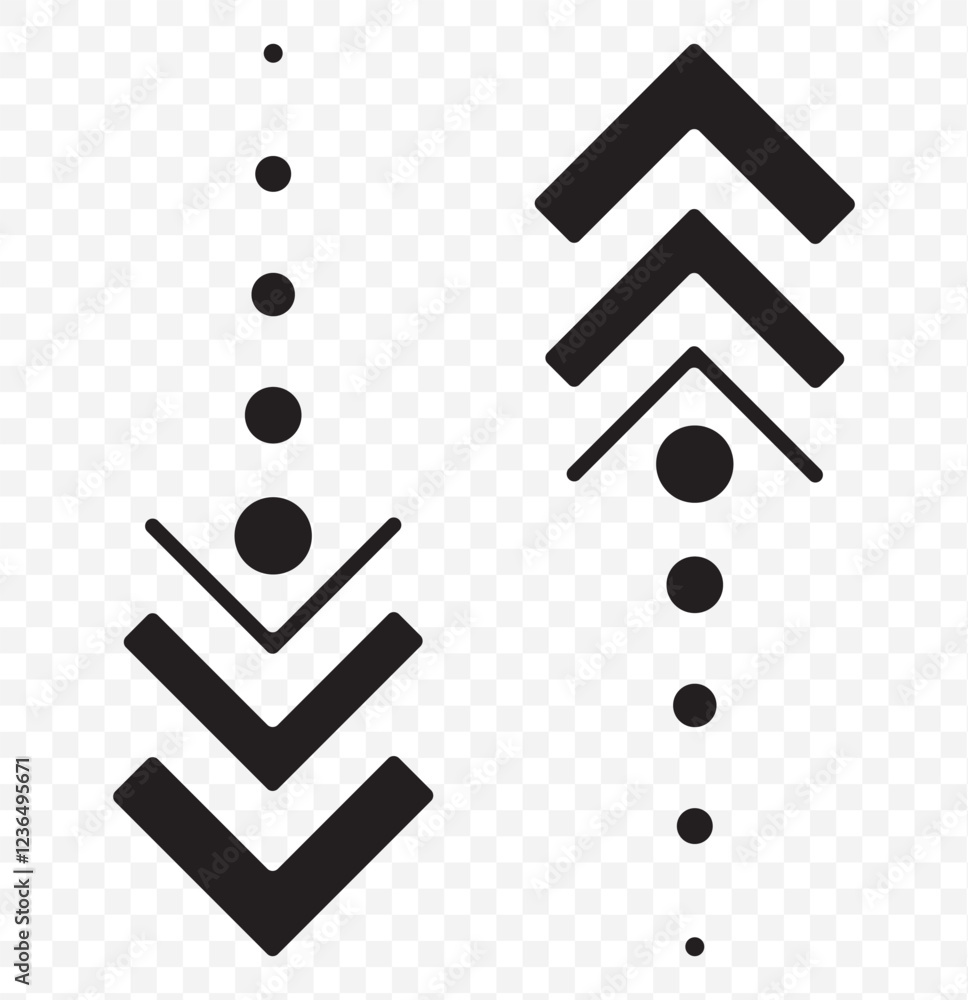 Poster swipe icon set. swipe up arrow icons. arrow buttons for social media. scroll pictogram. web icons. v
