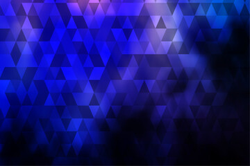 Fototapeta premium Abstract background with colorful wavy geometry shape