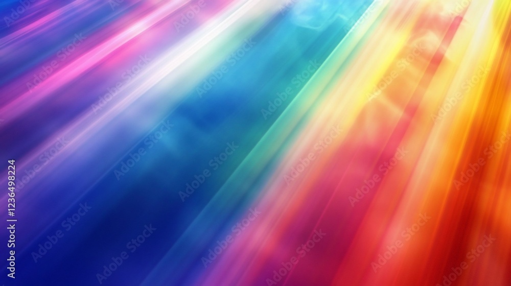 Poster abstract colorful background with dynamic flowing light and soft vibrant hues