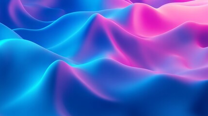 Obraz premium Beautiful blue gradient background with noise