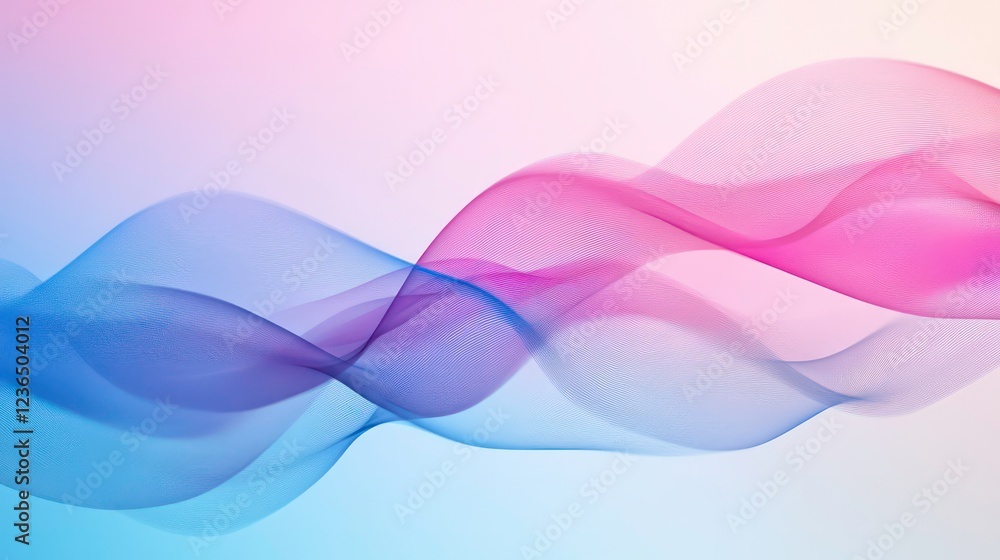 Aufkleber abstract colorful wavy background design.