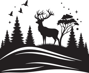 deer in the forest