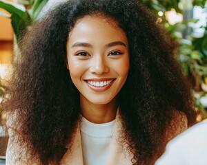 Explore engaging online learning experiences featuring online assessment interface with virtual tutor AI assisting students through exam questions, fostering interactive education Witness a smiling