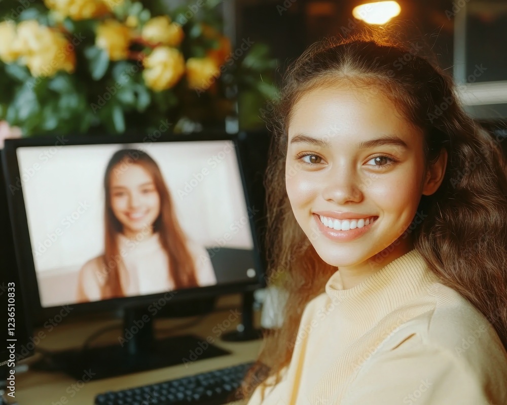 Poster explore seamless online assessment interface with virtual tutor ai assisting students through exam q