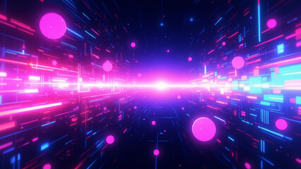 Obraz premium anime wallpaper abstract illustration background.