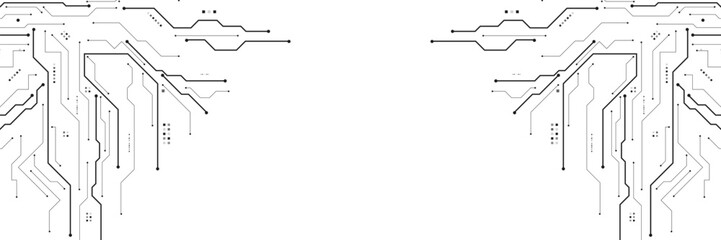 vector futuristic circuit board , Electronic motherboard , Communication and engineering concept , Hi-tech digital technology concept	
