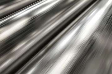 Sleek Metallic Cylinders Abstract Background Image