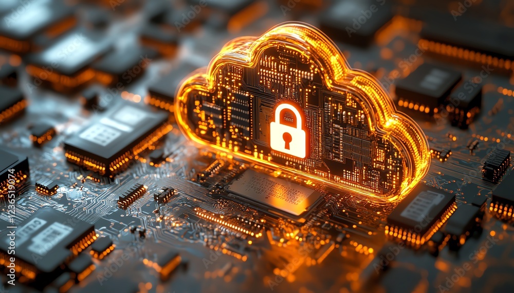 Poster A digital microchip embedded in a cloud