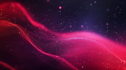 Obraz premium Abstract Pink And Purple Wave Particle Background