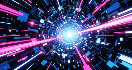 Fototapeta premium anime wallpaper abstract illustration background.