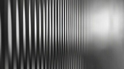 Obraz premium Abstract grayscale image of vertical lines receding into the distance