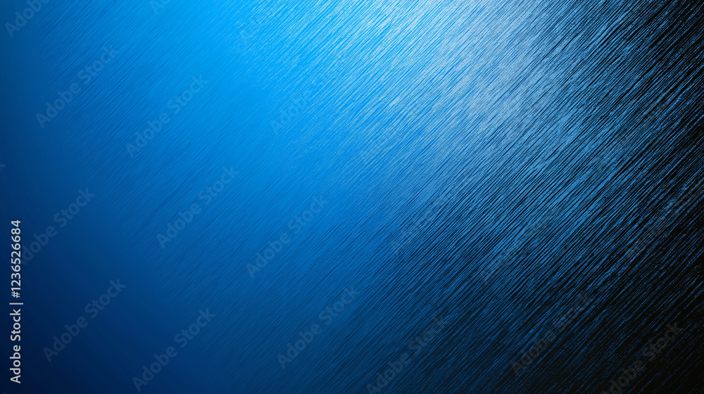 Aufkleber Abstract minimalist gradient background with deep blue transitioning to black, smooth glossy texture with subtle speckles, creating a sleek and modern aesthetic, ideal for design and artistic purposes