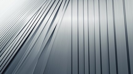 Abstract Gray Metal Panel Surface Design
