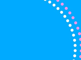 水色のシンプルで美しい壁紙、手描きのイラスト