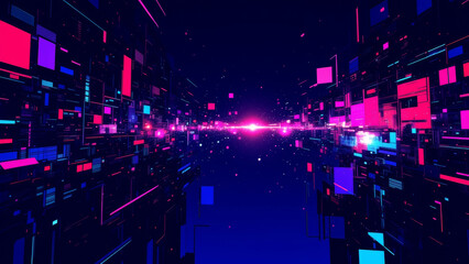 Fototapeta premium anime wallpaper abstract illustration background..